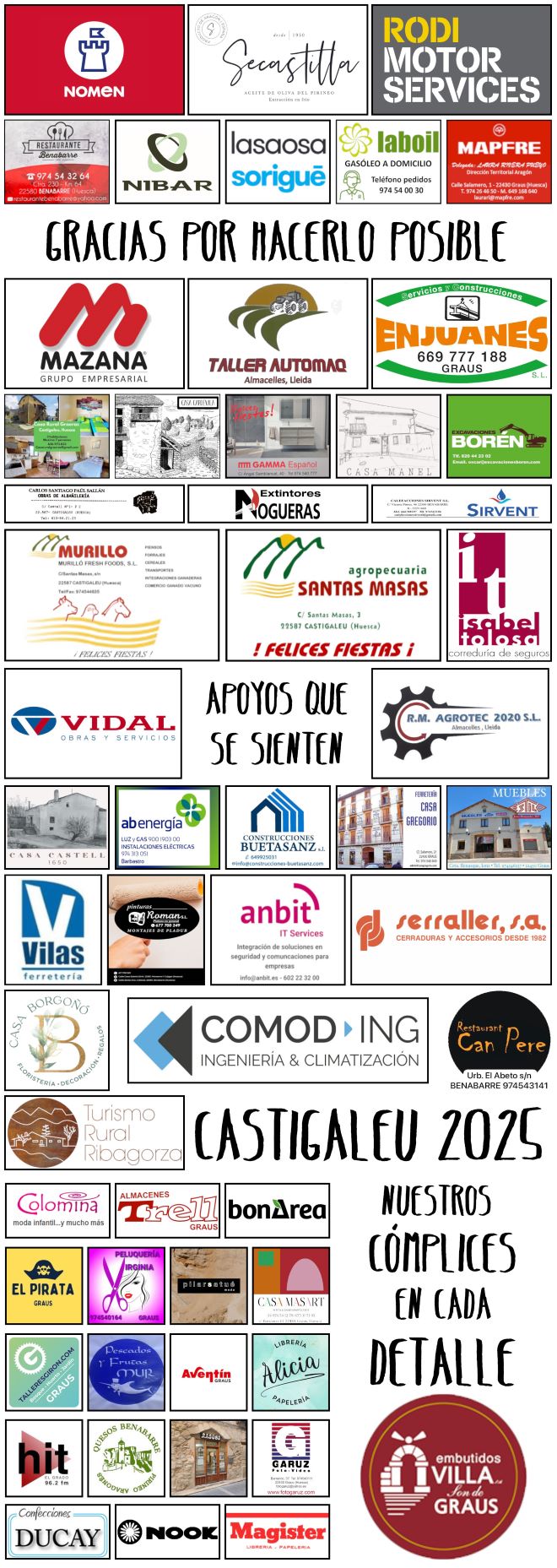 Gracias por vuestra colaboración